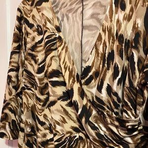 Knee length animal print